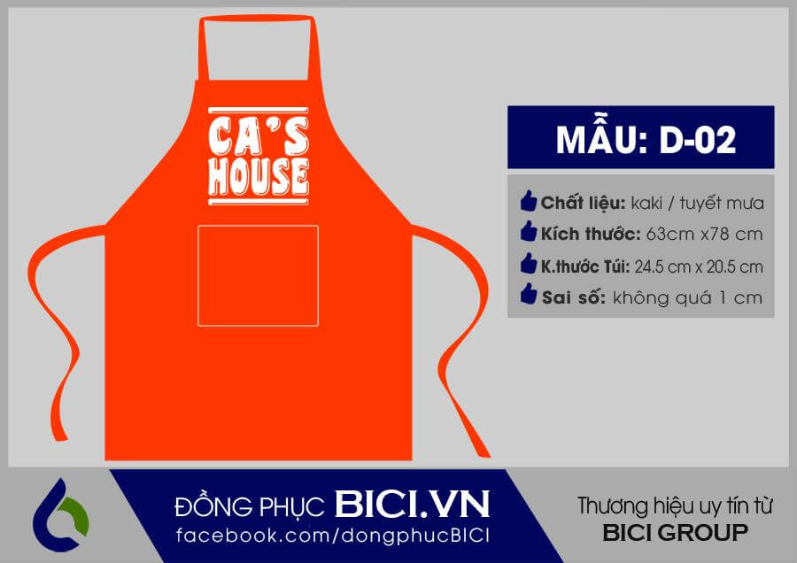 mẫu đồng phục tạp dề dài màu đỏ mẫu đồng phục tạp dề dài màu đỏ