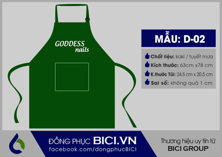mẫu đồng phục tạp dề dài màu xanh két mẫu đồng phục tạp dề dài màu xanh két