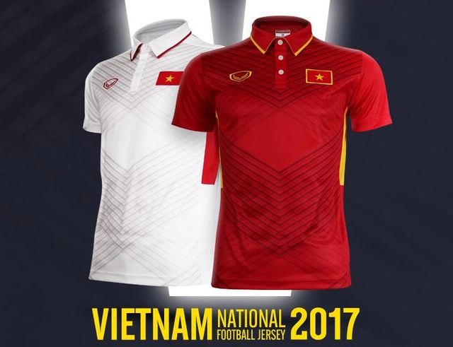 Áo bóng đá đội tuyển Việt Nam 2017