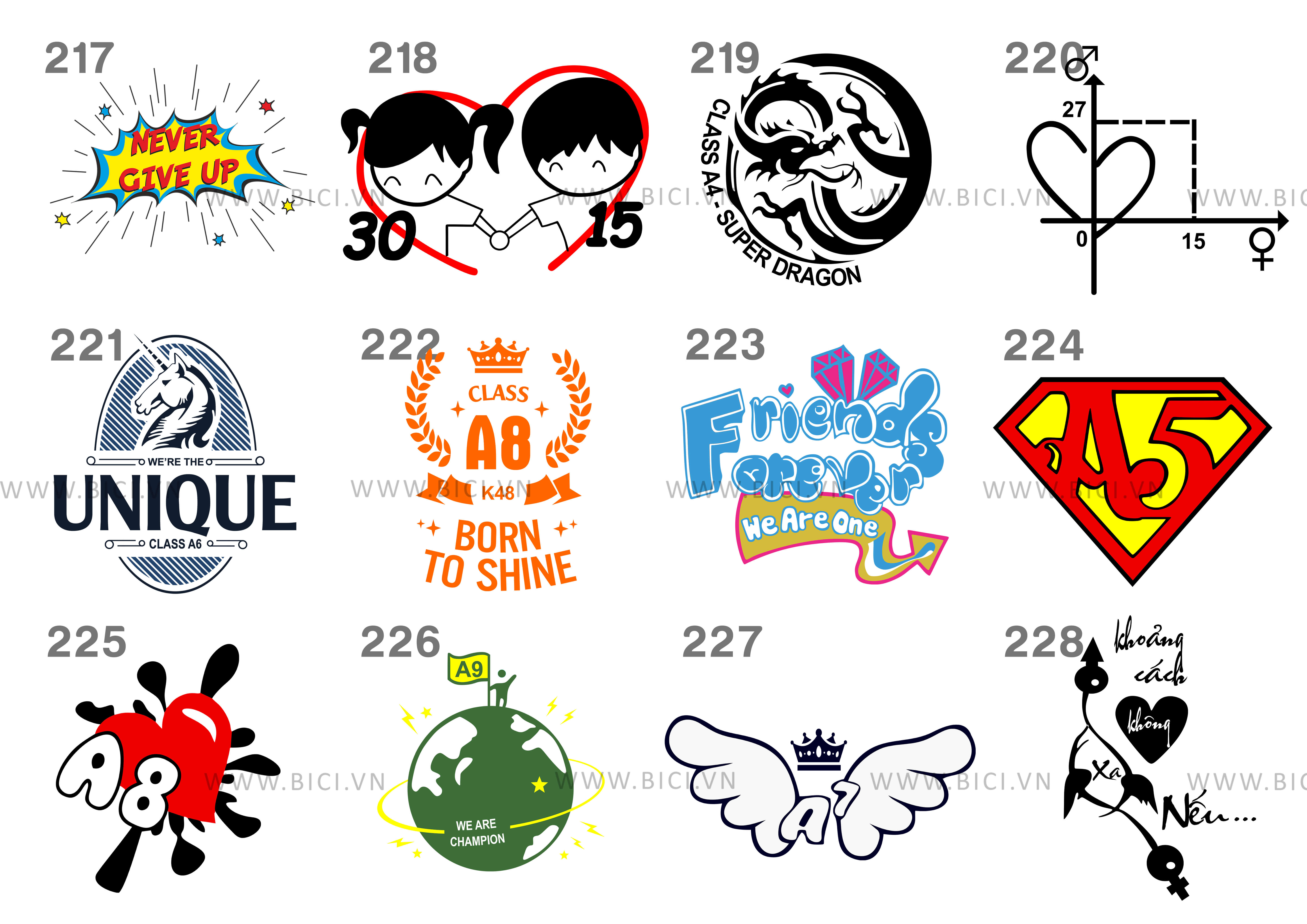 Tốp 50 Mẫu Thiết Kế Logo Áo Lớp Đẹp Sành Điệu Lạ Mắt 2023