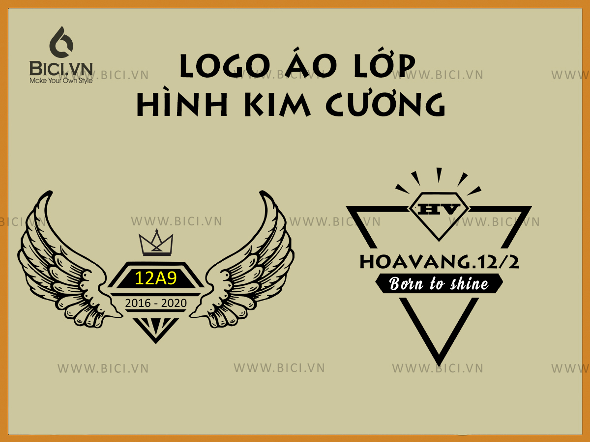 Bật Mí 55+ Mẫu Logo Áo Lớp Hình Kim Cương Đẹp Nhất