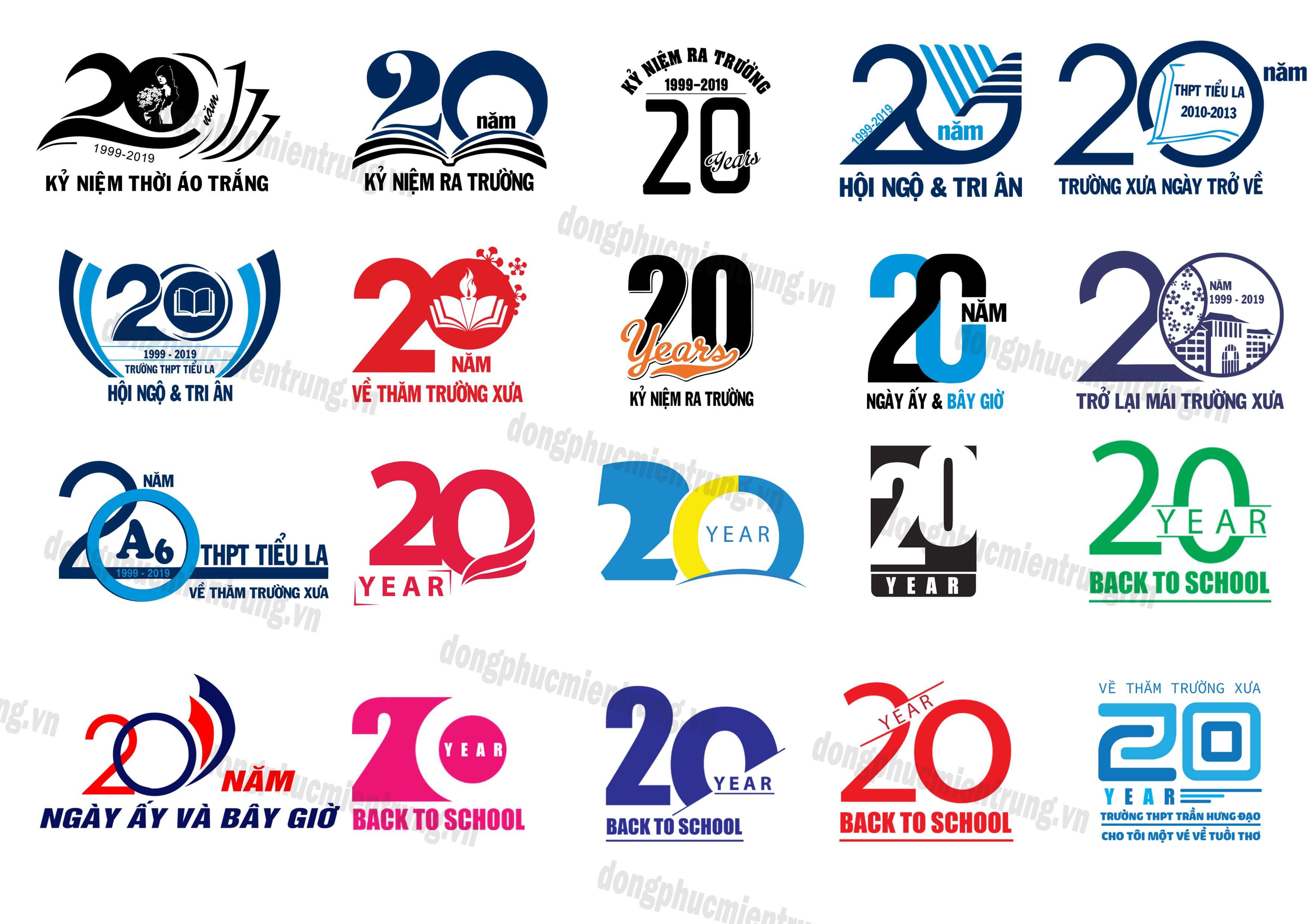 Logo kỷ niệm 20 năm ra trường